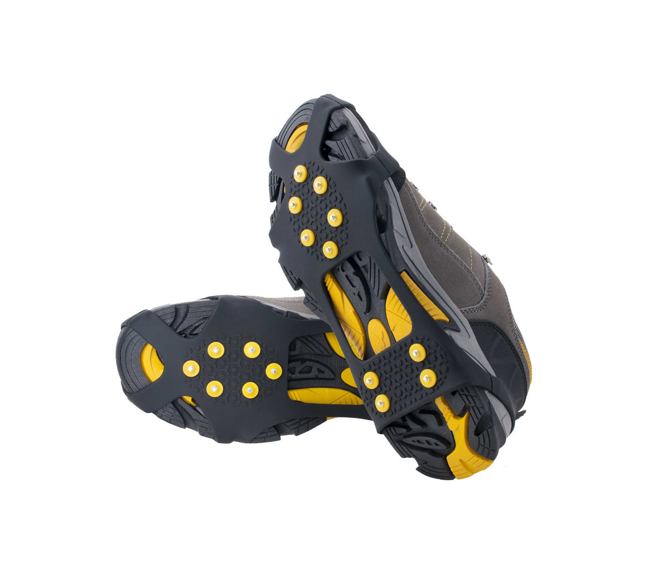 20x Traction Gear Grips  on Snow And Ice Cleat Prevent Slipping Yellow